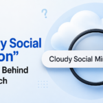 Illustration representing the confusing, conflicting search results for the term cloudy social minison