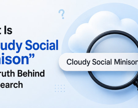 Illustration representing the confusing, conflicting search results for the term cloudy social minison