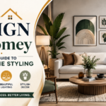 Interior design drhomey style living room with neutral colors and natural materials