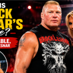 Brock Lesnar and wife Sable smiling together at a public event