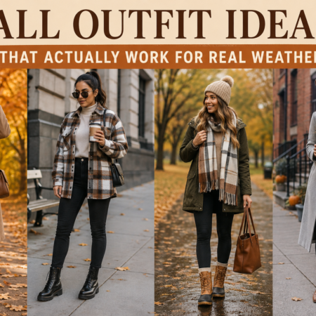 Woman wearing a layered fall outfit idea with cardigan, jeans, and ankle boots