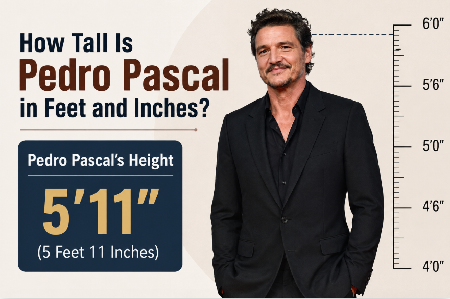 Pedro Pascal Height