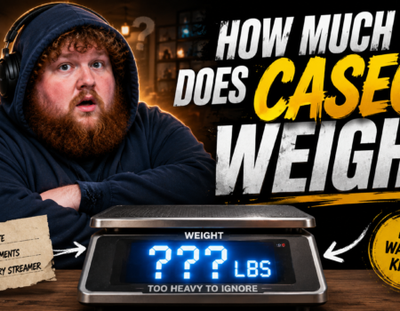how much does caseoh weigh