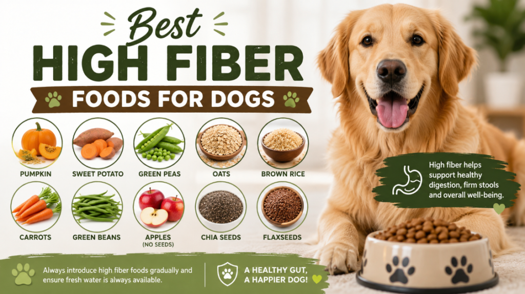 high fiber foods for dogs