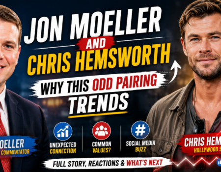 Jon Moeller P&G executive and Chris Hemsworth actor comparison image