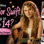 Taylor Swift at age 14 during her early Nashville songwriting career