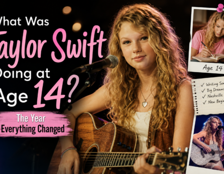 Taylor Swift at age 14 during her early Nashville songwriting career