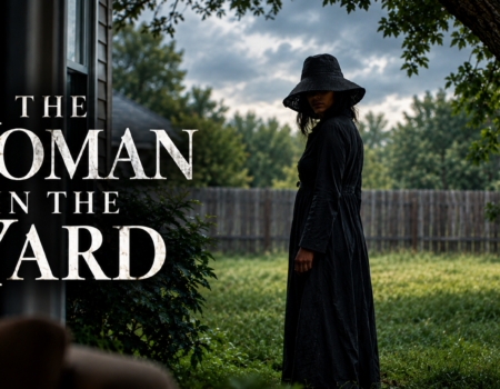 the woman in the yard