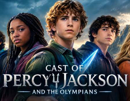 Cast of Percy Jackson and the Olympians TV series featuring the main characters