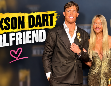 Jaxson Dart and girlfriend Marissa Ayers