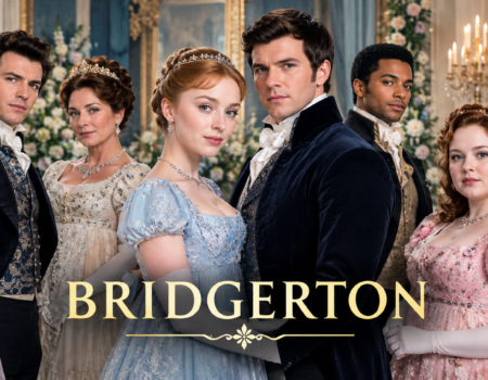 Bridgerton cast featuring the main actors from the Netflix drama