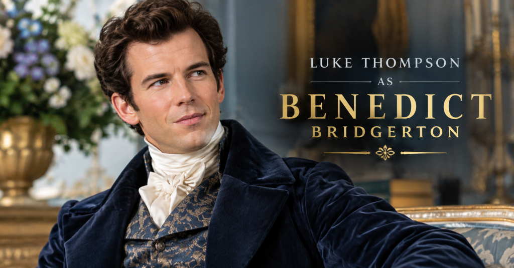 Luke Thompson as Benedict Bridgerton