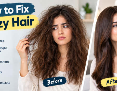 How to fix frizzy hair for smooth and healthy-looking hair