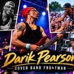 Darik Pearson cover band frontman and lead singer of Darik and the Funbags, known for his energetic live performances and lasting music legacy.