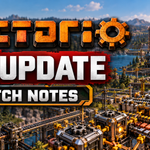 Factorio 2.1 update patch notes showing new features, factory automation improvements, space logistics and bug fixes.