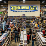Entertainment Earth online store featuring action figures, Funko Pop collectibles, Star Wars toys, Marvel figures and exclusive merchandise.