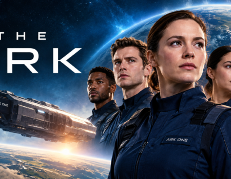 The Ark sci-fi TV series spaceship in deep space
