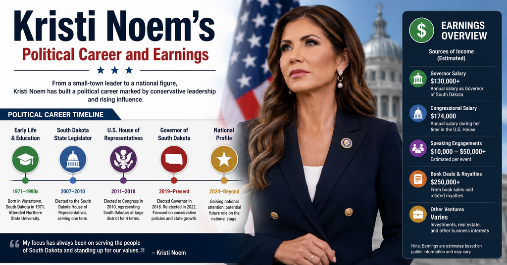 kristi noem net worth