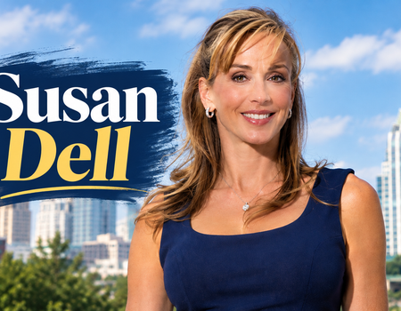 Susan Dell face and appearance in a recent portrait