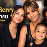 Halle Berry with her children Nahla Aubry and Maceo Martinez