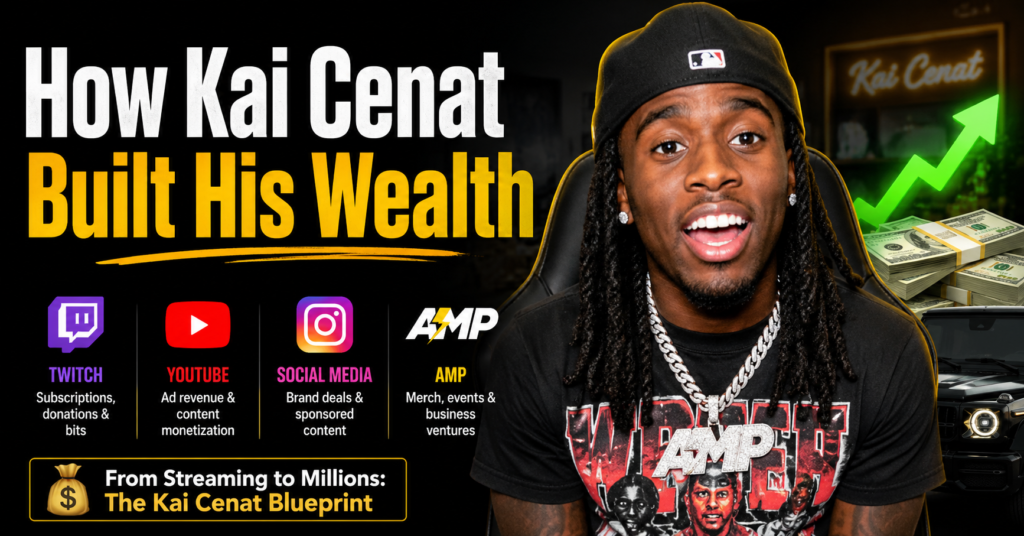 How Kai Cenat Built His Wealth